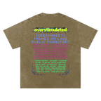 Overstimulated | Oversized Washed Tee | Army