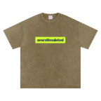 Overstimulated | Oversized Washed Tee | Army