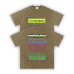 Overstimulated | Oversized Washed Tee | Army