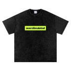 Overstimulated | Oversized Washed Tee | Black