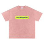 Overstimulated | Oversized Washed Tee | Blush