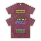 Overstimulated | Oversized Washed Tee | Brick