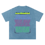 Overstimulated | Oversized Washed Tee | Denim