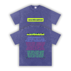 Overstimulated | Oversized Washed Tee | Indigo