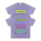 Overstimulated | Oversized Washed Tee | Lilac