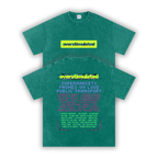 Overstimulated | Oversized Washed Tee | Moss