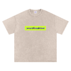 Overstimulated | Oversized Washed Tee | Natural