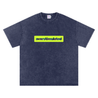 Overstimulated | Oversized Washed Tee | Navy