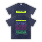 Overstimulated | Oversized Washed Tee | Navy