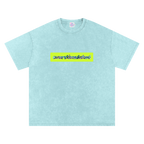 Overstimulated | Oversized Washed Tee | Ocean