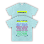 Overstimulated | Oversized Washed Tee | Ocean