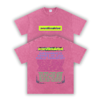 Overstimulated | Oversized Washed Tee | Rose