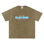 SLAY-DHD | Oversized Washed Tee | Army