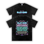 SLAY-DHD | Oversized Washed Tee | Black