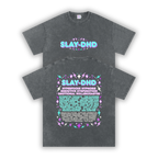 SLAY-DHD | Oversized Washed Tee | Charcoal